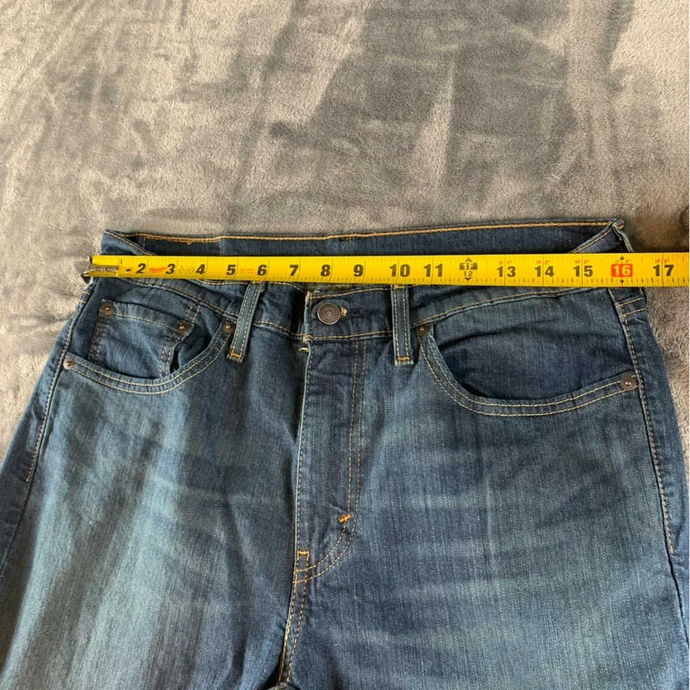 Levi's 514 Straight Fit Jeans Dark Wash Denim‎ Pants W33 L32 Classic 5 pockets